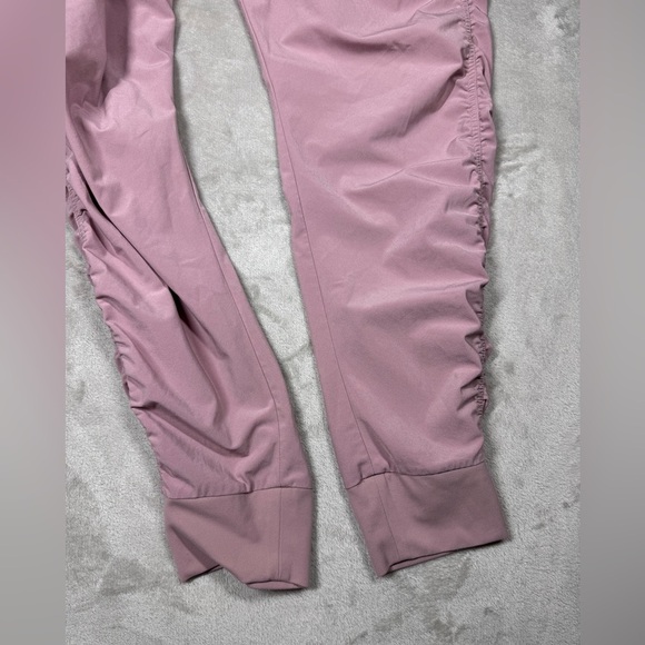 Athleta Attitude Sugarplum Mauve Dusty Rose Pink Athletic Jogger Pants 6 Tall - Picture 6 of 16
